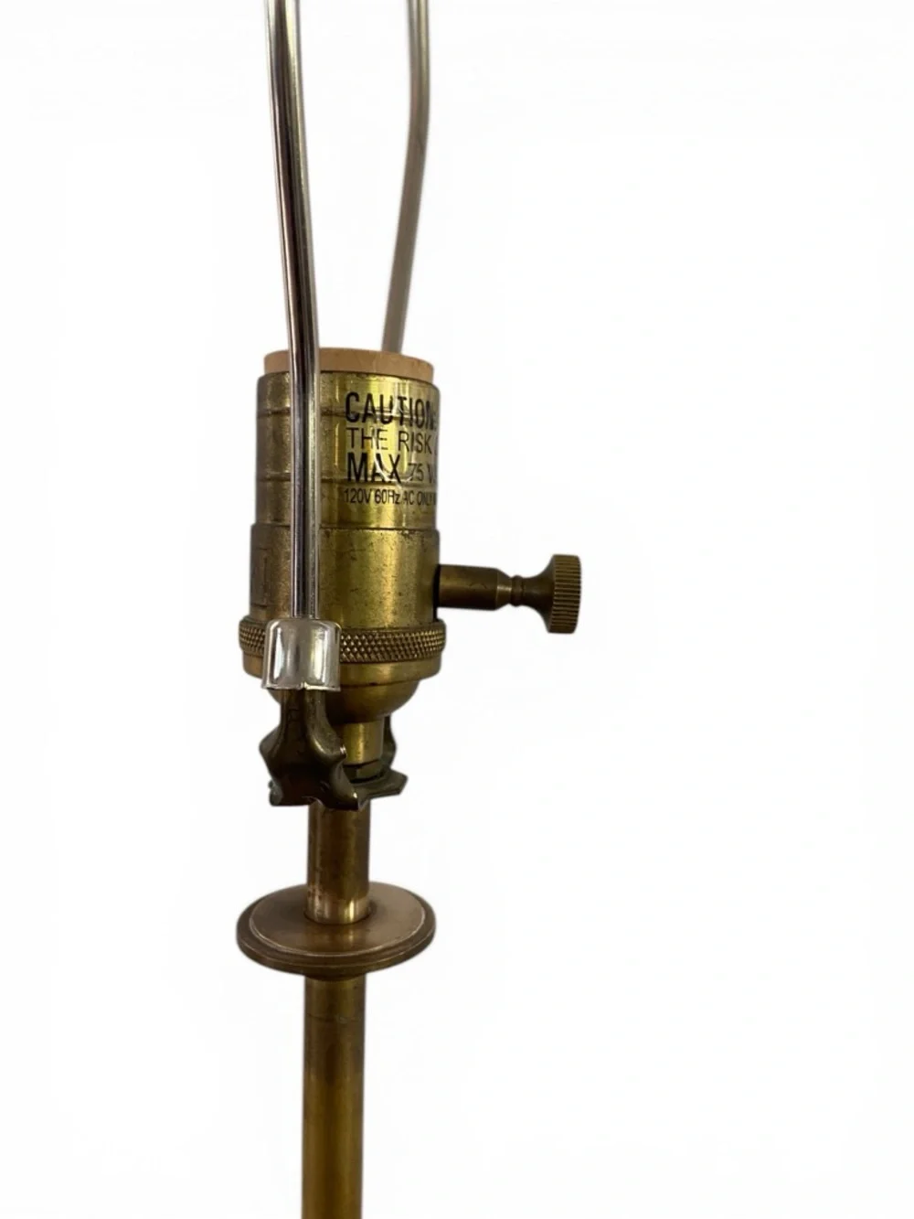 Restoration Hardware Vintage Telescoping Brass Table Lamp